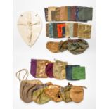 A COLLECTION OF CHINESE AND JAPANESE SILK BAGS 19TH CENTURY AND LATER Comprising: thirty-six Chinese