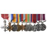 The MBE and MSM group of ten awards to Foreman of Works (Staff Sergeant) and later Major Harry