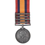 A Queen's South Africa Medal 1899-1902 to Private John Mullen, Liverpool Regiment Mounted