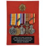 The M.S.M. group of five awards to Sergeant John S. Lawrence, Army Service Corps, British War