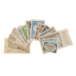 Austria: a quantity of paper notgeld, First World War and 1920s, issuing localities including