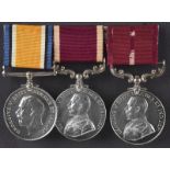 The interesting M.S.M. group of three medals to Sergeant James Lynn Hull, Royal Army Service