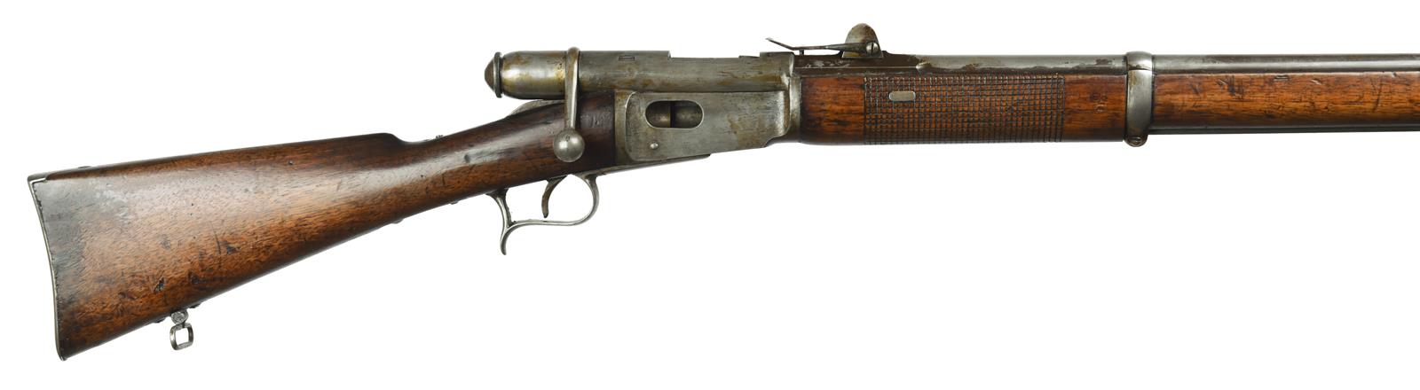 A 10.4x38mm rimfire Swiss Vetterli bolt action service rifle, by Heinrich Rychner of Aarau, barrel