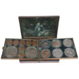 France: a cased set of medals and cliches, Napoleonic series and associated types, comprising: