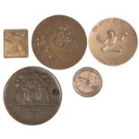United States of America: a small collection of bronze commemorative medals, comprising: The