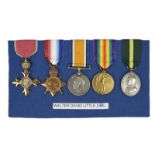 The medals to Walter David Little, O.B.E., 18th Battalion London Regiment (London Irish Rifles): The