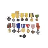 A quantity of continental European medals, including: Imperial Germany: Iron Cross 1914, 1st