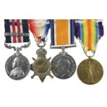 The Mametz Wood and Pilckem Ridge M.M. and Bar group of four medals to Warrant Officer William