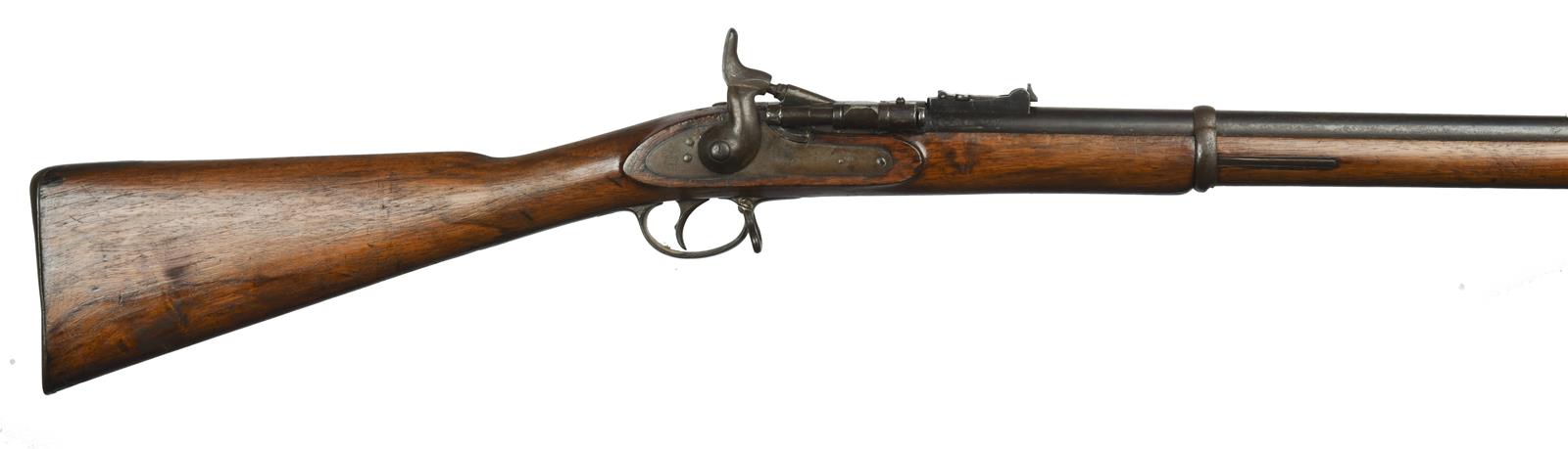 A British .577 Snider Enfield three band service rifle, barrel 36.5 in., of standard