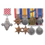 The A.F.C. group of nine medals to George Reginald Ashton, Royal Naval Air Service and Royal Air