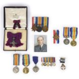 A family collection of medals, comprising: The Most Excellent Order of the British Empire, a Lady