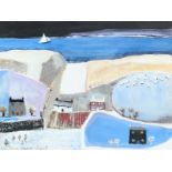 ‡Anna MacMiadhachain (20th Century) Dorset Landscape Signed and dated 99 ANNA MACMIAHACHAIN (lower