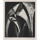 Paul Nash (1889-1946) Design of Arches (Postan W74) Signed, dated, numbered and inscribed 24/25/