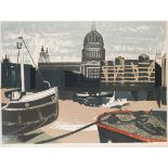 ‡Edward Bawden CBE, RA (1903-1989) St. Paul's With stamped signature and title, and inscribed To