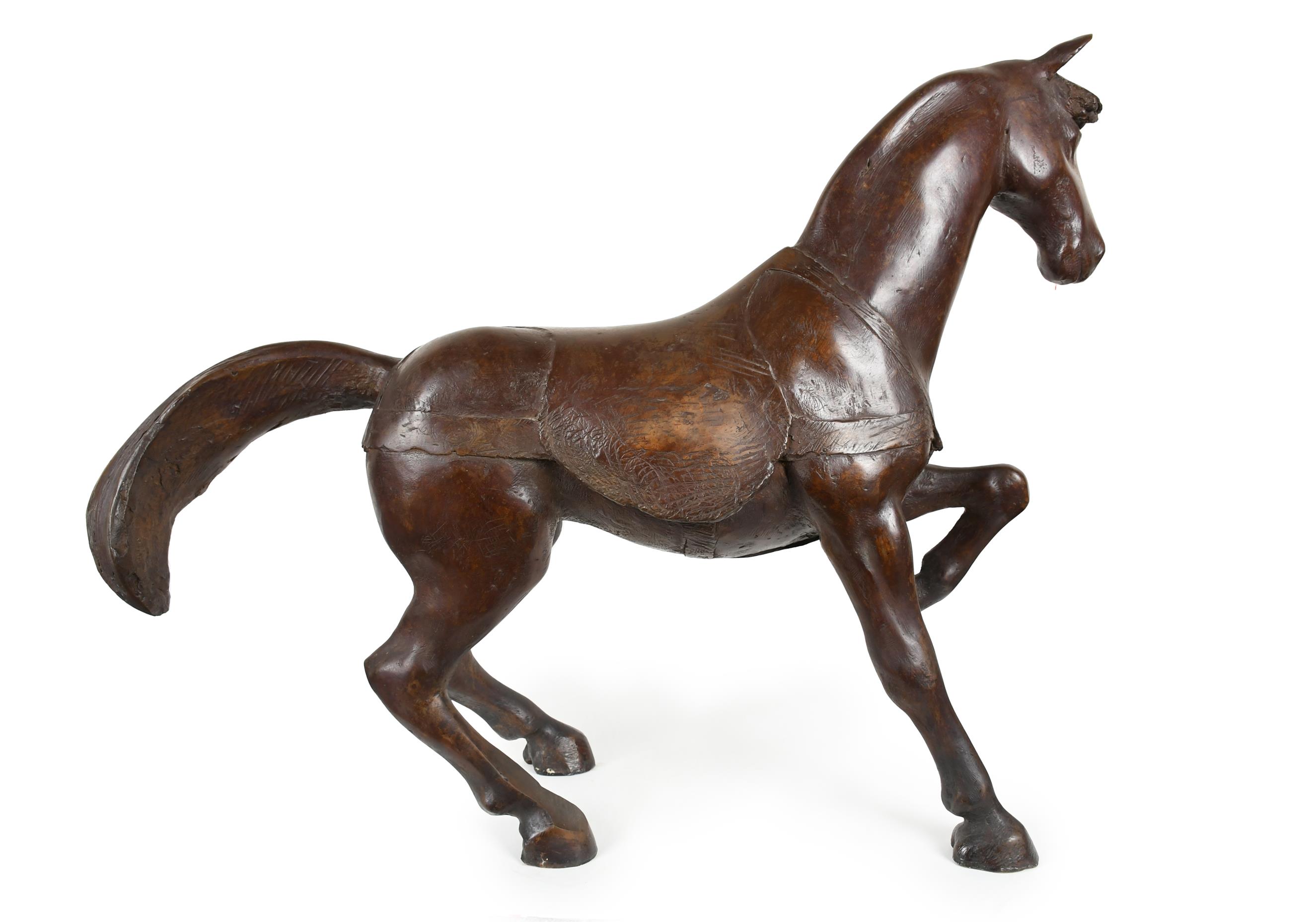 ‡John W. Mills PPRBS ARCA FRSA (b.1933) Striding horse Signed and numbered John Mills 4/6 (to - Image 3 of 3