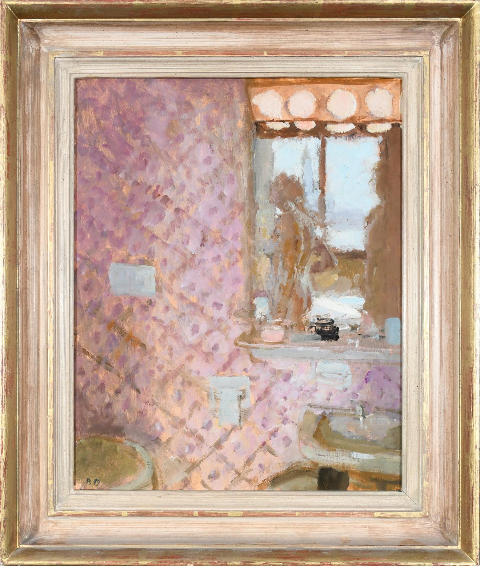 ‡Bernard Dunstan RA (1920-2017) Bathroom Mirror, Venice II Signed with initials BD (lower left) - Image 2 of 4