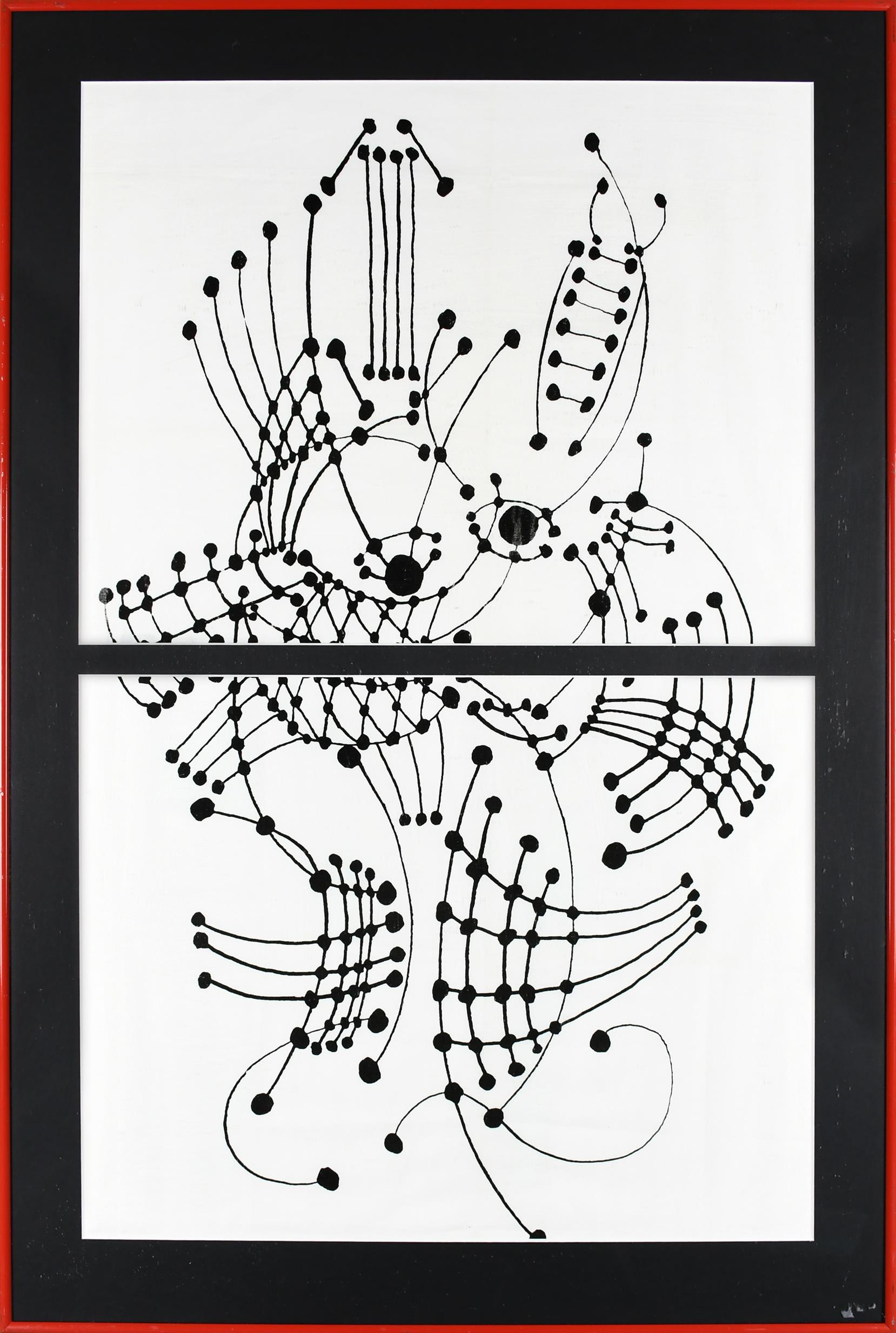 ‡After Pablo Picasso Lines and Dots Screenprint on cotton, for Bloomcraft Fabrics, c.1964 84.5 x - Image 2 of 4