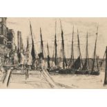 James Abbott McNeill Whistler RBA (American 1834-1903) Billingsgate (Kennedy 47) Etching, 1859 15.