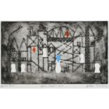 ‡Julian Trevelyan RA (1910-1988) Dream Scaffold I (Turner 42) Signed and inscribed Artists Proof