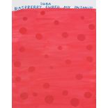 ‡David Shrigley (Scottish b.1968) Raspberry Soda Cured My Insanity Limited edition poster from an