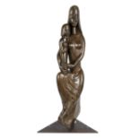 ‡John Skelton MBE, FRBS (1923-1999) Madonna and Child Bronze on a metal base, number 7 from an