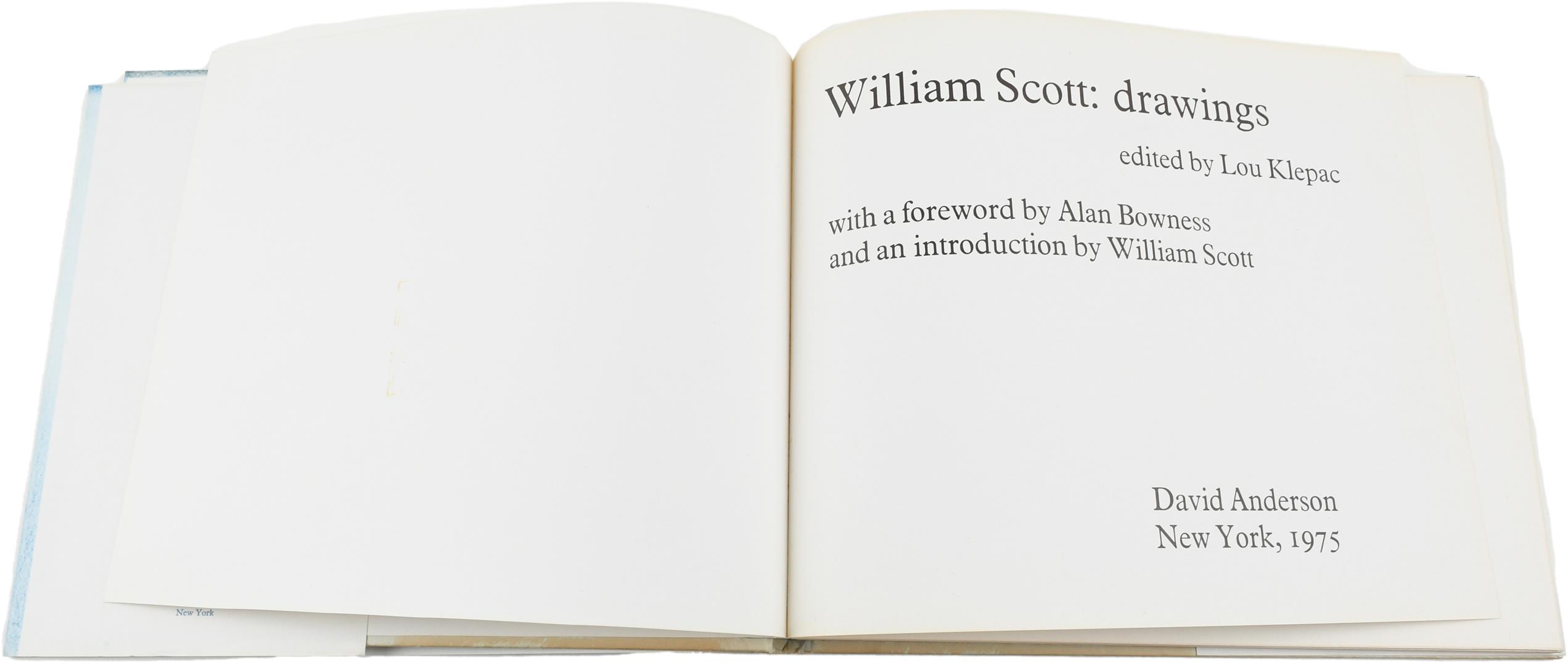 ‡William Scott RA (1913-1989) Still Life Green Blue Theme 'H C' 5 Signed W. SCOTT 74 (upper right to - Image 8 of 9