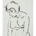 ‡Mervyn Peake (1911-1968) Female nude Watercolour 22.5 x 18.7cm Provenance: Christie's, South