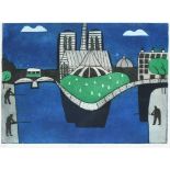 ‡Julian Trevelyan RA (1910-1988) Notre Dame (Turner 357) Signed, numbered and inscribed 15/50