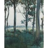 Reginald Percy Gossop (1856-1951) Wooded landscape at Aldeburgh Signed, dated and inscribed
