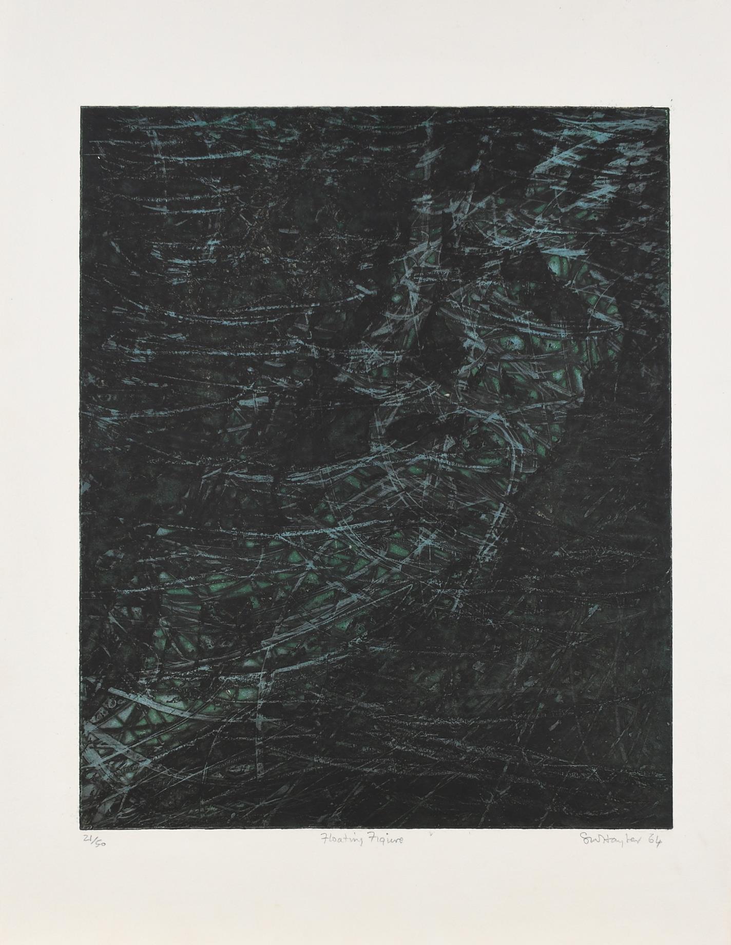 ‡Stanley William Hayter CBE (1901-1988) Floating Figure Signed, dated, numbered and inscribed 21/ - Image 2 of 3