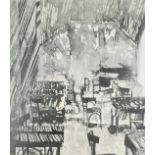 ‡Elieen Hogan (b.1946) Shadows Lithograph 37 x 30cm Provenance: The Collection of Bob and