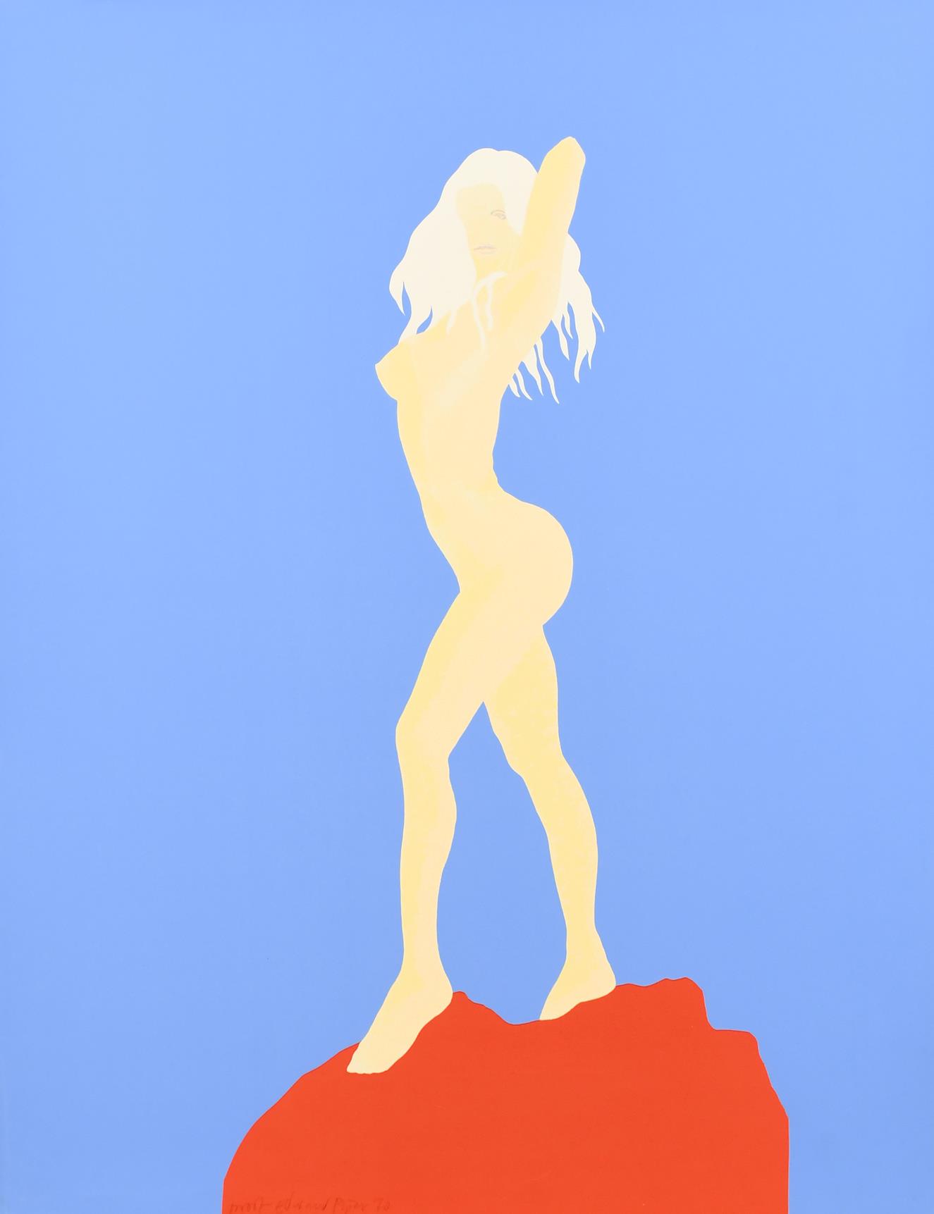 ‡Edward Piper (1938-1990) Nude I, Purple and Orange; Nude II, Blue with Sunburst; Nude III, Pink - Image 17 of 19