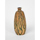 A Martin Brothers stoneware Gourd vase by Edwin and Walter Martin, dated 1904, flattened