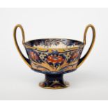 'Alhambra' a James Macintyre & Co twin-handled coupe designed by William Moorcroft, tubeline