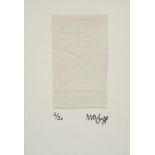 Mo Jupp (1938-2012) porcelain plaque, framed signed and numbered 2/20 9 x 5cm Provenance Hot Off The