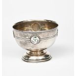 A Liberty & Co silver footed bowl designed by Archibald Knox, model 2250, circular section, with