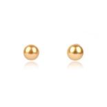 A pair of South Sea cultured pearl earrings, 16mm, post fittings