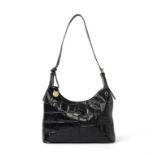 Mulberry, a vintage leather shoulder bag, Congo leather, gold tone hardware, with original dust bag,