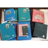 An extensive quantity of good quality stamp albums containing a wide range of stamps from Canada,