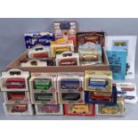 Approx 75 boxed die-cast model vehicles by Lledo, mostly double decker buses from the Days Gone
