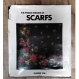 A large format book entitled The Picked Designs of Scarfs, published by Kaigai Inc. Osaka Japan,