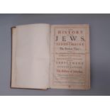 Basnage, Jacques - The History of the Jews, from Jesus Christ to the Present Time, with leather