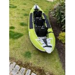 Z Pro Tango 300 Inflatable kayak with padded seats, oars/paddles and carry bag, etc