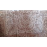 Laura Ashley Aubusson type rug with classical design in biscuit shades, 280 x 190cm
