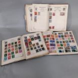 Three stamp albums containing a quantity of British and worldwide stamps from the 1940s onwards (3)