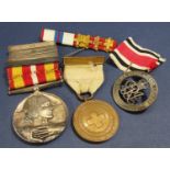 Voluntary Medical Service Medal with seven additional five year clasps - Mrs Hester C M Bain,