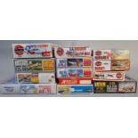 18 model kits, all 1:72 scale trainer aircraft. Includes kits by Airfix, Matchbox, Hasegawa, Heller,