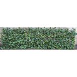 Christow artificial expanding hedge with two tone leaf, 22 (2 metre sections, appears hardly used,