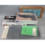 4 model aircraft kits, all 1:72 scale models of jet bombers, including Airfix Avro Vulcan B Mk 2,