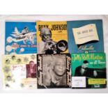 An extensive and interesting collection of early jazz vinyl LPs, many artists including Jenny-Roll